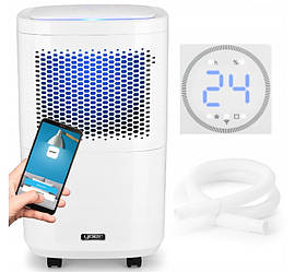 Осушувач повітря Yoer Dryo DE02W 210 Вт 12 л/24 год з функцією очищення й ароматизації повітря + 2 ефірні олії