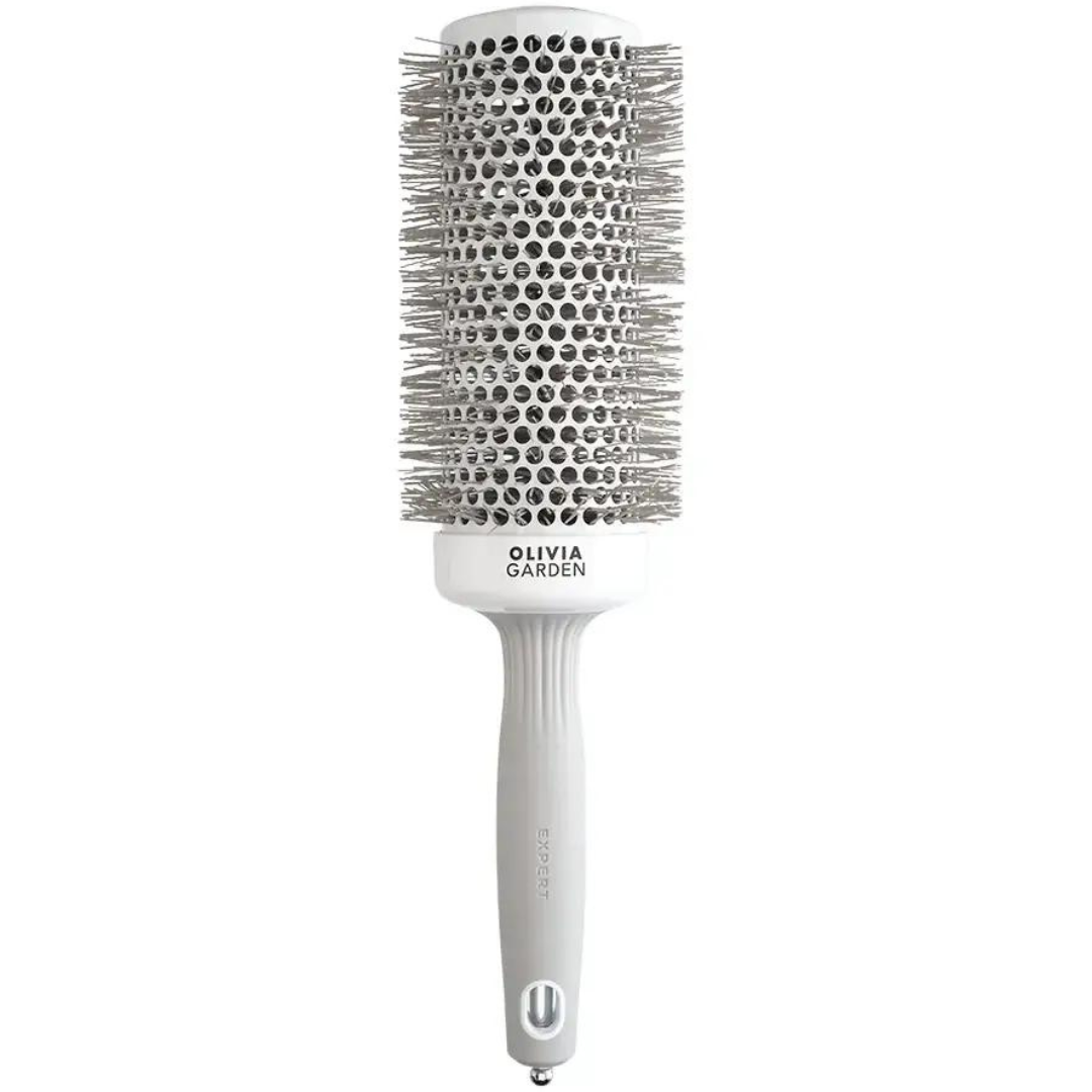 Брашинг термо Expert Blowout Speed Wavy Bristles White & Grey 55 мм OLIVIA GARDEN, фото 1