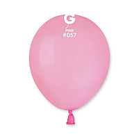 Латексна кулька Gemar 5"(13 см)/ 57 Пастель яскраво-рожевий