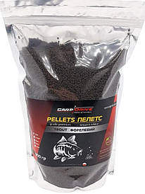 Методний пелетс, Pellets, пелетс Trout (Форелевий) Carp Drive 2 мм 900 г