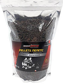 Pellets, пелетс короповий, пелетс Trout (Форелевий) Carp Drive 4.5 мм 900 г