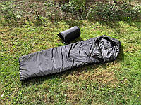 Теплый зимний спальный мешок из плащевки Canada c влагозащитой || FavGoods