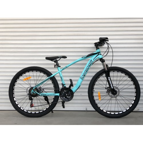 Велосипед гірський Toprider 550 27.5" рама 15 обладнання Shimano Аква