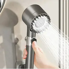 Інноваційна лійка для душу 3 режими Massage filter shower, Масажний душ високого тиску, фото 2