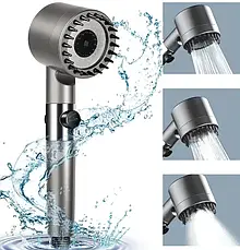 Інноваційна лійка для душу 3 режими Massage filter shower, Масажний душ високого тиску, фото 3