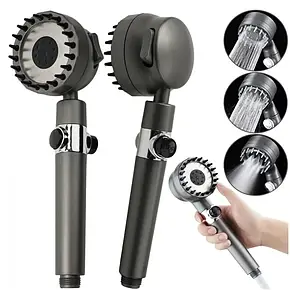 Інноваційна лійка для душу 3 режими Massage filter shower, Масажний душ високого тиску, фото 1