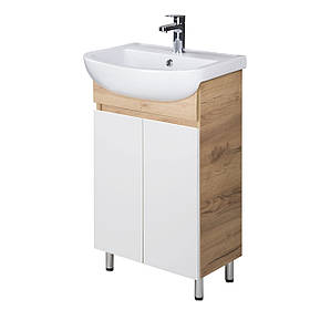 Тумба 50 см Осло Wood з умивальником Cersanit Артек 50 Мойдодир