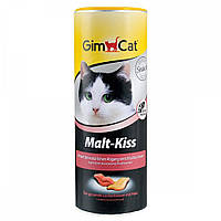 Вітамінізовані ласощі для котів GimCat Malt-Kiss для виведення шерсті із ШКТ 450г