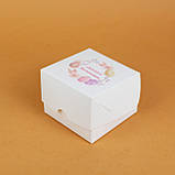 Коробка під вироби сувеніри на Великдень 110*110*80 мм Подарункова Коробочка для великодніх солодощів, фото 5