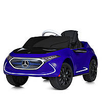 Электромобиль Mercedes Benz детский (2 мотора 45W, 12V9AH, музыка, свет, 2,4G) Bambi M 5107EBLR-4 Синий