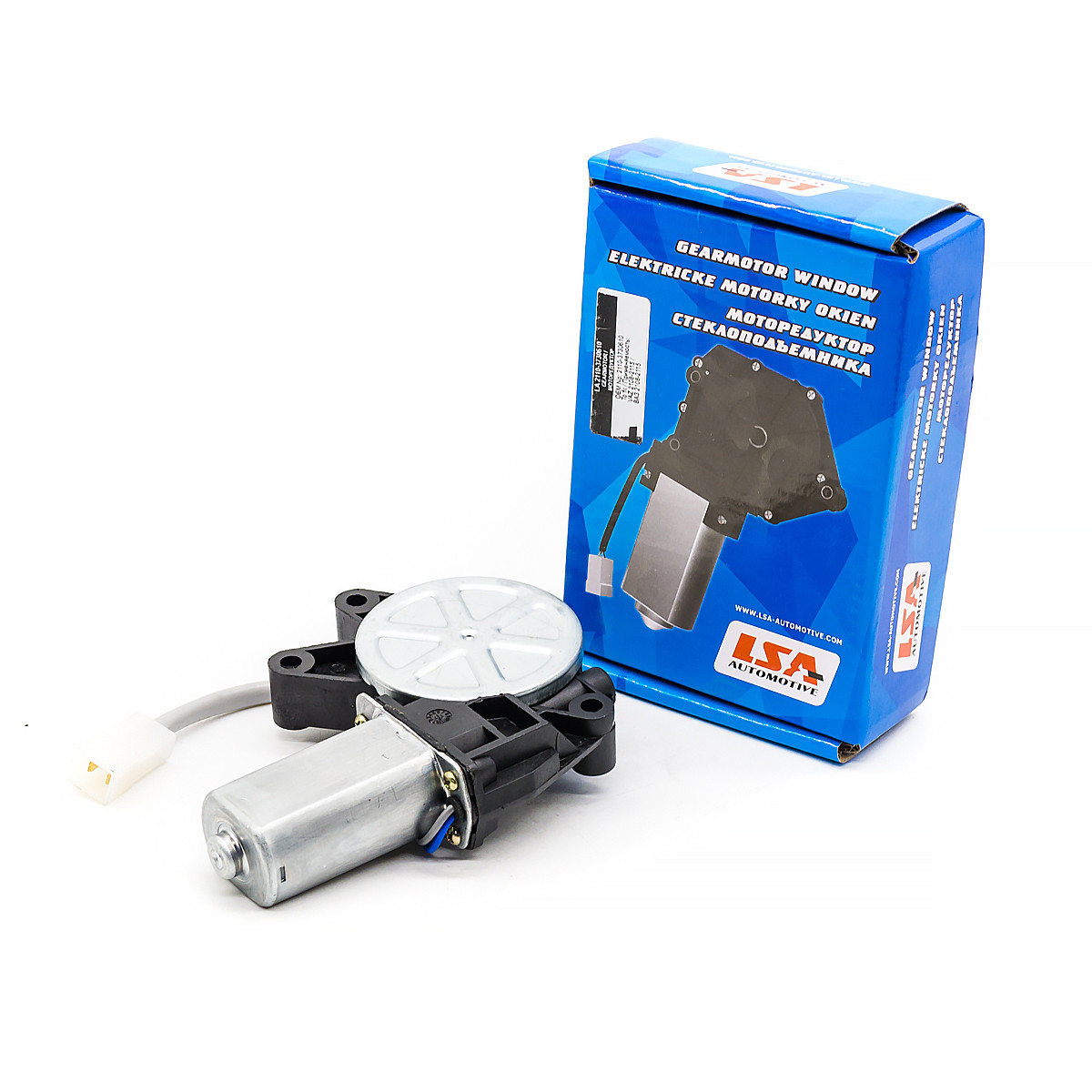 Моторедуктор склопідйомника ВАЗ 2108-2115 правий LSA (LA 2110-3730610), фото 1