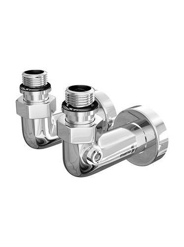 Краны угловые запорные для полотенцесушителя Марио G1/2" (комплект 2 шт ...