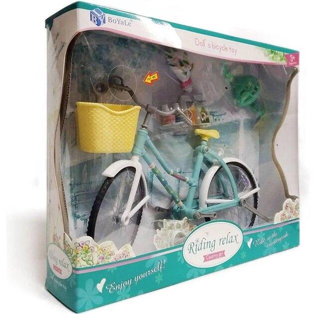 Велосипед  з корзинкою для ляльки