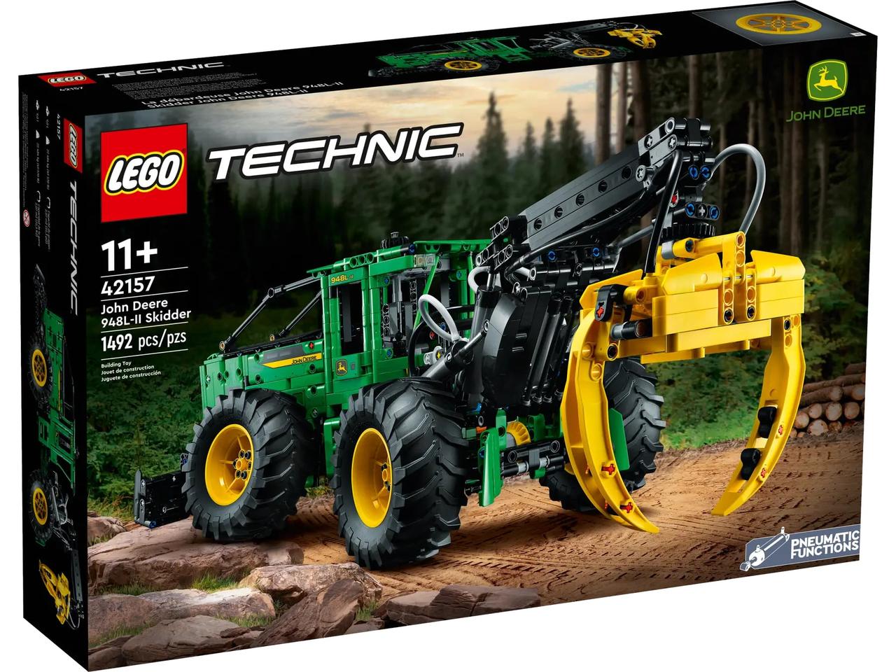 LEGO Конструктор Technic Трелювальний трактор «John Deere» 948L-II