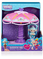 Карусель з інтерактивною мавпкою Абігель WowWee Fingerling Playset Twirl-A-Whirl Carousel