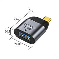 Адаптер перехідник USB TYPE -C 3.1 тато на USB 3.0 «мама» 3.1 GEN 2, адаптер USB 3.1 на USB 3.0 OTG 10 Гбіт/с