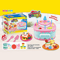 Дитячий набір для творчості Тісто для ліплення Торт, пластилін, молди, іграшка торт, подарунок для дівчинки