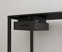 Одинарный навесной ящик для стола BX-1 Венге Луизиана Черный 143558c23083