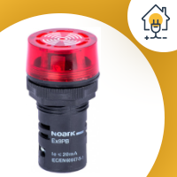 Зуммер Ex9PB I r 24V AC/DC прерывистый звук красный NOARK (ID ...
