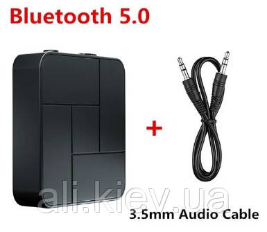 Bluetooth 5,0 ресивер/трансмітер Vikefon KN326  AUX RX/TX