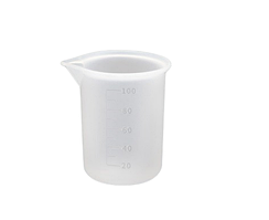 Склянка силіконова 100 мл для епоксидної смоли мірна склянка