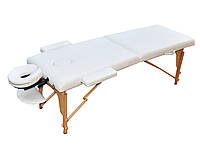 Массажный стол раскладной ZENET ZET-1042 WHITE : размер L ( 195*70*61)