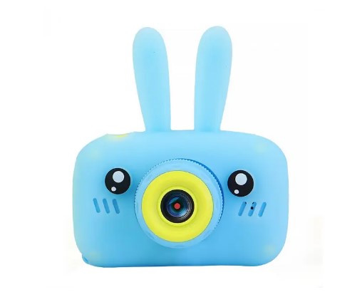 Дитячий цифровий фотоапарат "Блакитний зайчик" Epic X9 Kids Design Blue Rabbit