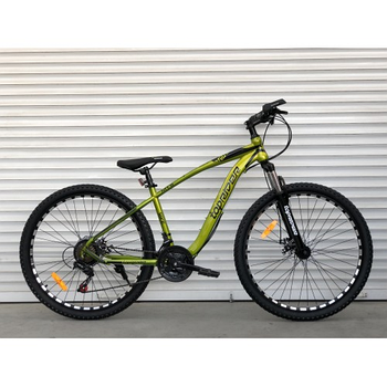 Велосипед гірський Toprider 550 27.5" рама 15 обладнання Shimano Хаккі