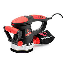 Шліфмашина INTERTOOL WT-0542 эксцентрикова, електрична 480 Вт, 4000-14000 об/хв, 125 мм, хід ексцентрика 2.3 мм, фото 6