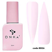 DNKa Liquid Acrylgel №0026 Vanilla - жидкий акрил-гель (розовая ваниль), 12 мл