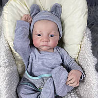 Реалистичная кукла Реборн. Новорожденный Реборн мальчик 48-50 см. Виниловая кукла Реборн Полностью виниловая