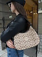 Женская сумка из эко-кожи Coach Коач молодежная, брендовая сумка-клатч маленькая через плечо