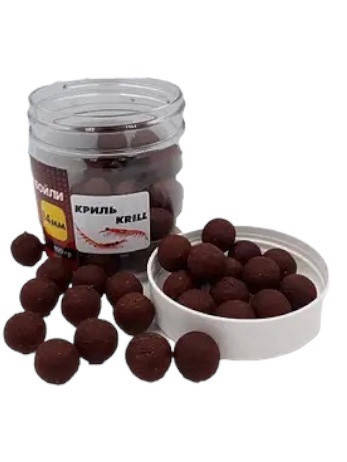 Насадкові бойли 14 мм, варені бойли, бойли Криль (Krill) 14 мм 100 г, фото 3