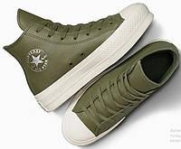 Шкіряні високі кеди Розмір 39,5 25,5 см Converse Chuck Taylor All Star Lugged Leather Конверс Оригінал