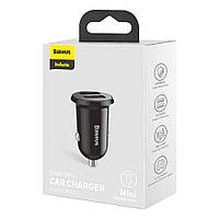 Автомобільна зарядка Baseus Grain Pro Car Charger Dual USB 4.8A Black Чорний CCALLP-01