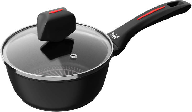 Ківш Krauff Smart Fry зі скляною кришкою 1 л 16 см (25-45-158), фото 1