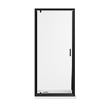 Скляна душова кабіна AVKO Glass RDJ06 90x90x190 Black, фото 6