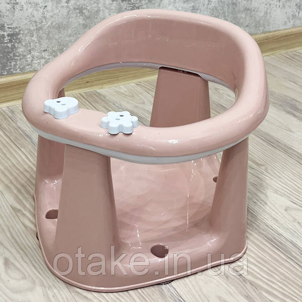 Сидіння дитяче у ванну з присосками 11120 Пудра, фото 1