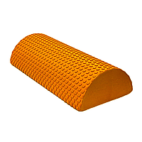 Полувалик для фитнеса массажный SNS 30 см оранжевый D-ОРН