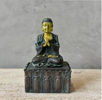 Декоративная статуэтка-ящик Будда в индийском стиле для хранения мелких предметов символ пути к просветлению