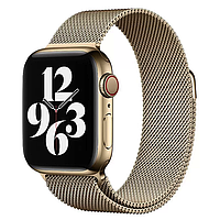 Ремешок для iWatch Milanese Loop (Миланская петля) 38mm/40mm/41mm Gold/Золотой