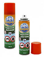 Аерозоль від комарів Jet Super 150ml Extreme 6 годин червоний