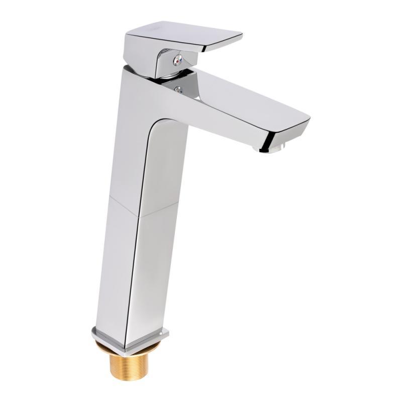 Змішувач для раковини Qtap Namesti високий QTNAM1025H102C Chrome, фото 1