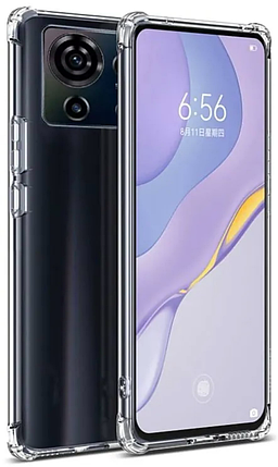Чохол WXD силіконовий протиударний на ZTE Blade V50 Vita / прозорий, фото 1