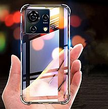 Чохол WXD силіконовий протиударний на ZTE Blade V50 Vita / прозорий, фото 4