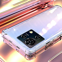 Чохол WXD силіконовий протиударний на ZTE Blade V50 Vita / прозорий, фото 6