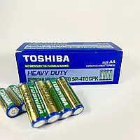 Батарейка Toshiba солевая AA R6 (пальчик) 40 шт./уп.
