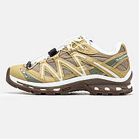 Мужские кроссовки Salomon XT-Quest Advanced ADV Safari/Sand, кожаные кроссовки саломон хт квест