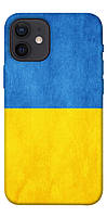 Чехол с патриотическим дизайном (флаг Украины) TPU Print Ukrainian Flag для iPhone 12 Mini