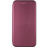 Чехол книжка Baseus Premium для Samsung M30 (M305) Burgundy